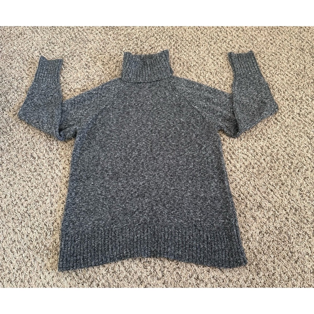 Old Navy Women's Gray Speckled Turtleneck Sweater Size Small